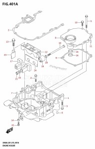 DF60A From 06002F-510001 (E01 E40)  2015 drawing ENGINE HOLDER (DF40A:E01)