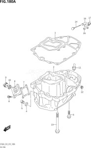 05003F-910001 (2019) 50hp E03-USA (DF50AT) DF50A drawing OIL PAN (DF40A,DF50A,DF60A)