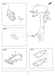 DT4 From 00402-751001 ()  1997 drawing OPTIONAL : GASKET SET (DT4)