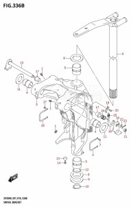 DF200AZ From 20003Z-610001 (E03)  2016 drawing SWIVEL BRACKET (DF200AT:E40)