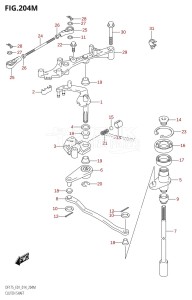 DF175Z From 17502Z-410001 (E01 E40)  2014 drawing CLUTCH SHAFT (DF175TG:E40)