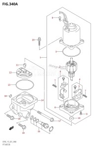 DF115T From 11501F-780001 (E01 E40)  2007 drawing PTT MOTOR