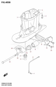 DF200Z From 20002Z-810001 (E01 E40)  2018 drawing DRIVE SHAFT HOUSING (DF200AZ)