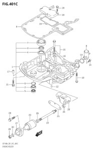 14003Z-610001 (2016) 140hp E01-Gen. Export 1 (DF140AZ) DF140AZ drawing ENGINE HOLDER (DF115AT:E40)