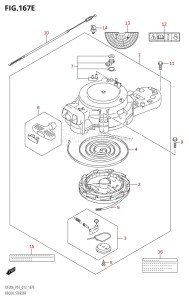 DF15A From 01504F-310001 (P01)  2013 drawing RECOIL STARTER (DF20A:P01)