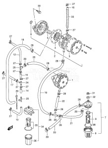 DT150 From 15001-905904 ()  1989 drawing FUEL PUMP