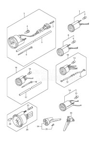 Outboard DF 250 drawing Meter