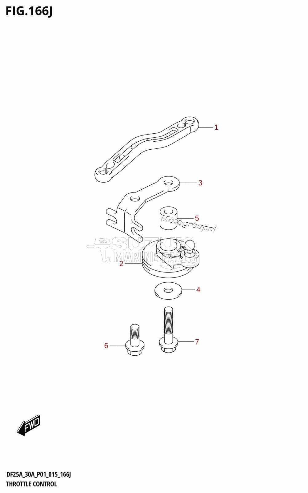 THROTTLE CONTROL (DF30AQ:P01)