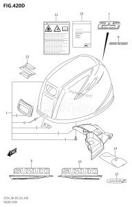 DF25A From 02504F-040001 (P03)  2020 drawing ENGINE COVER (020:(DF25AT,DF25ATH))