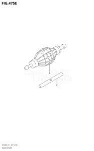 14003Z-710001 (2017) 140hp E11 E40-Gen. Export 1-and 2 (DF140AZ) DF140AZ drawing SQUEEZE PUMP (DF140AZ:E11)