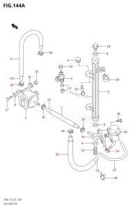 DF60 From 06001F-421001 (E01)  2004 drawing FUEL INJECTOR (W,X)