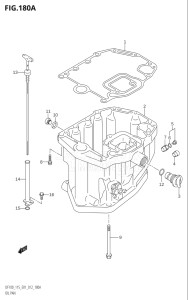 11502Z-210001 (2012) 115hp E01 E40-Gen. Export 1 - Costa Rica (DF115Z) DF115Z drawing OIL PAN