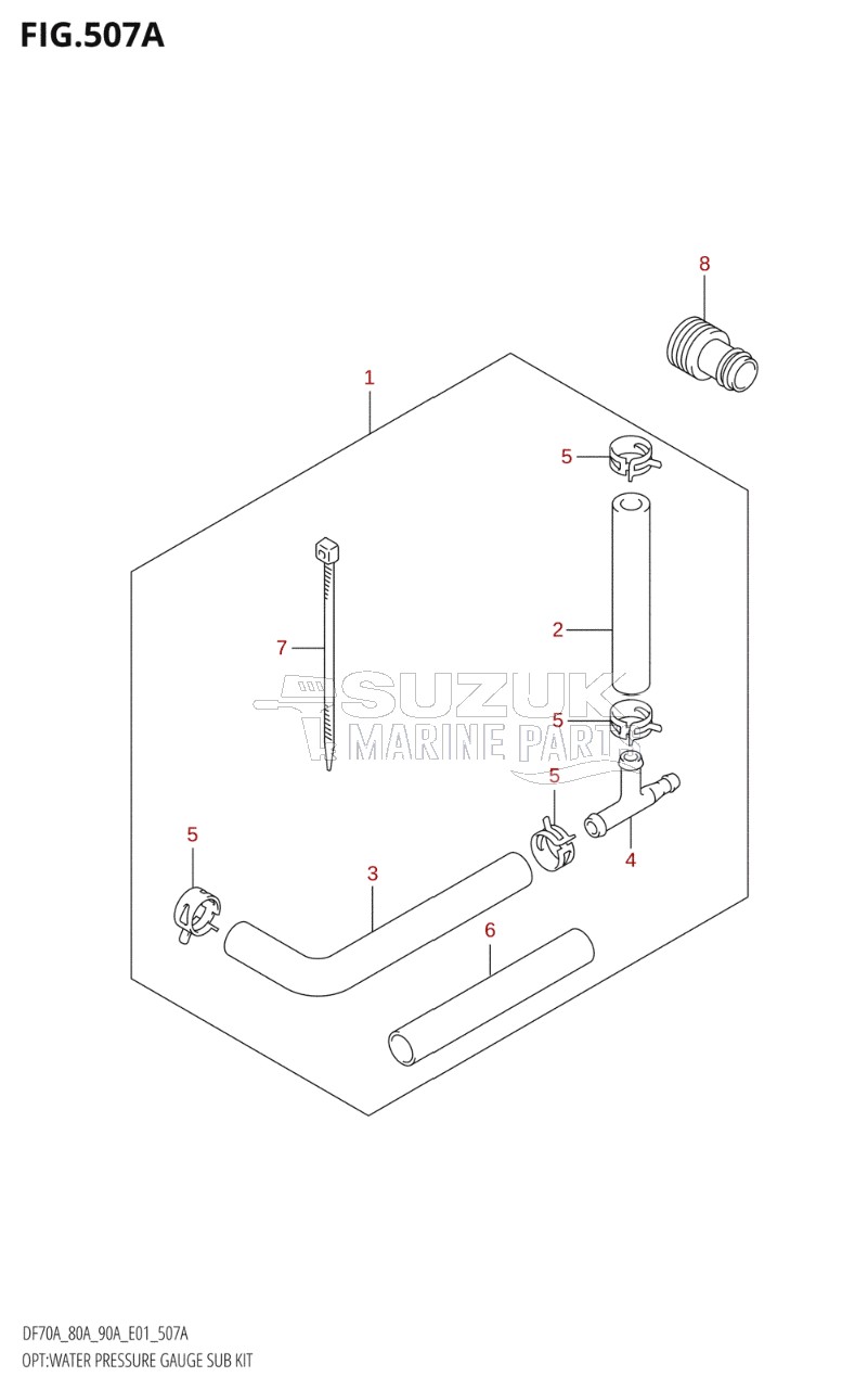 OPT:WATER PRESSURE GAUGE SUB KIT