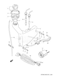 DT30C From 03003-581001 ()  1995 drawing OIL TANK