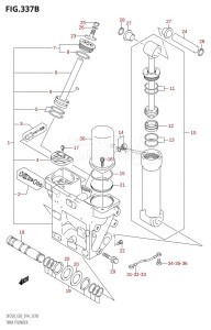 DF225T From 22503F-410001 (E03)  2014 drawing TRIM CYLINDER (DF200Z:E03)