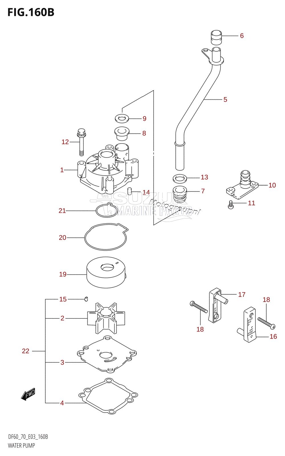 WATER PUMP (K8,K9)