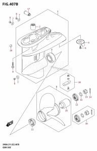 DF60A From 06002F-340001 (E01 E11 E40)  2023 drawing GEAR CASE ((DF40AQH,DF40ATH,DF50ATH,DF60ATH):E01)