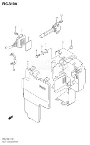 22501Z-780001 (2007) 225hp E01 E40-Gen. Export 1 - Costa Rica (DF225WZK7  DF225ZK7) DF225Z drawing RECTIFIER / IGNITION COIL