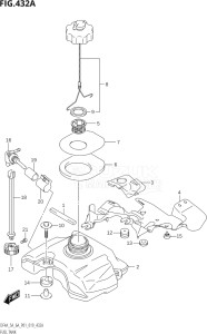 00503F-910001 (2019) 5hp P01-Gen. Export 1 (DF5A) DF5A drawing FUEL TANK