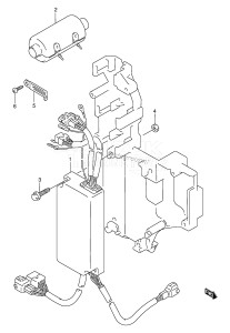 DT150 From 15001-131001 ()  1991 drawing IGNITION CONTROL (MODEL:91~00)(*)