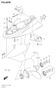 DF115A From 11503F-710001 (E11 E40)  2017 drawing GEAR CASE (DF115AT:E11)