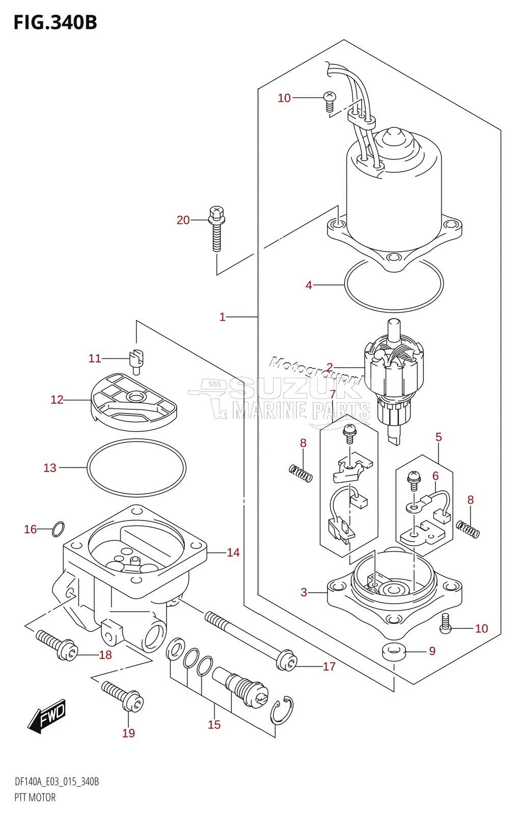 PTT MOTOR (DF115AT:E03)