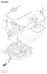 04003F-510001 (2005) 40hp E01 E13-Gen. Export 1 -  SE  Asia (DF40A  DF40AQH  DF40AST  DF40ATH) DF40A drawing ENGINE HOLDER (DF60AQH:E01)