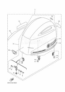 F175CETX drawing FAIRING-UPPER