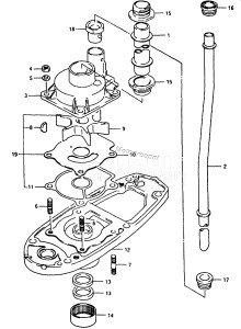 DT40 From 04003-971001 ()  1999 drawing WATER PUMP