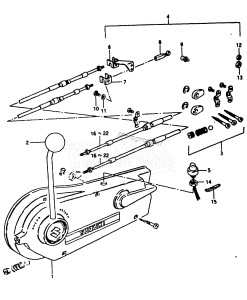 DT25 From 2501-100000 ()  1988 drawing OPT:REMOTE CONTROL (2)