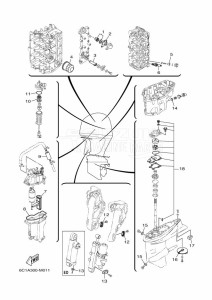 F50HED drawing MAINTENANCE-PARTS