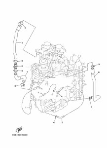 FL250DETU drawing CYLINDER-AND-CRANKCASE-4