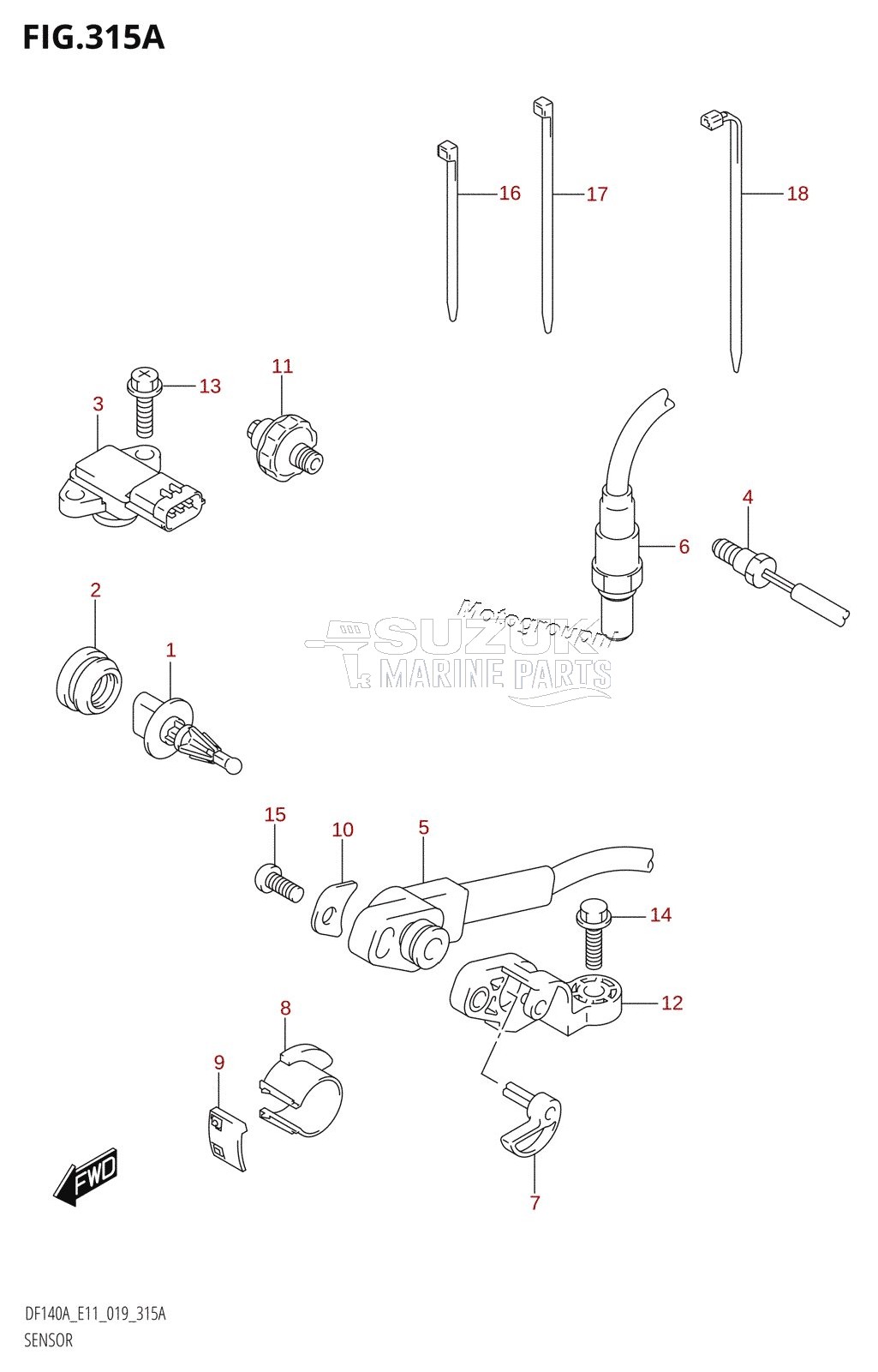 SENSOR (DF100AT)