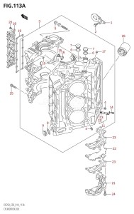 DF200Z From 20002Z-410001 (E03)  2014 drawing CYLINDER BLOCK (DF200T:E03)