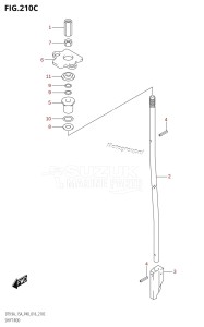 DT15A From 01504-610001 (P36 P40 P81)  2016 drawing SHIFT ROD (DT9.9A:P81)