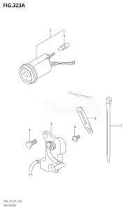 DF60 From 06001F-031001 (E11 E1-)  2013 drawing TRIM SENDER