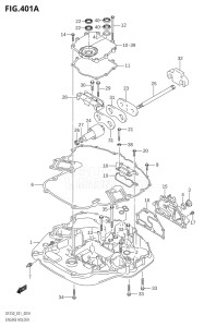 25001Z-980001 (2009) 250hp E01 E40-Gen. Export 1 - Costa Rica (DF250ZK9) DF250Z drawing ENGINE HOLDER