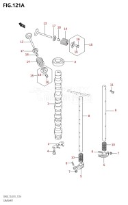 DF60 From 06001F-251001 (E01)  2002 drawing CAMSHAFT