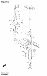 DF20A From 02002F-040001 (P01)  2020 drawing SWIVEL BRACKET (DF9.9BTH,DF20ATH)