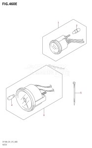 DF115A From 11503F-510001 (E01 E40)  2015 drawing METER (DF140AT:E01)