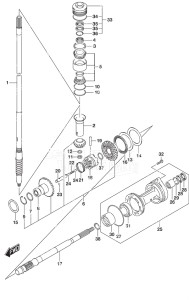 Outboard DF 150AP drawing Transmission