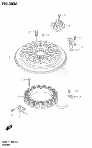 DF225T From 22503F-440001 (E11 - E40)  2024 drawing MAGNETO (DF200T,DF200Z,DF225T,DF225Z)