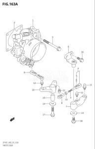 14002F-210001 (2012) 140hp E01 E40-Gen. Export 1 - Costa Rica (DF140T) DF140 drawing THROTTLE BODY