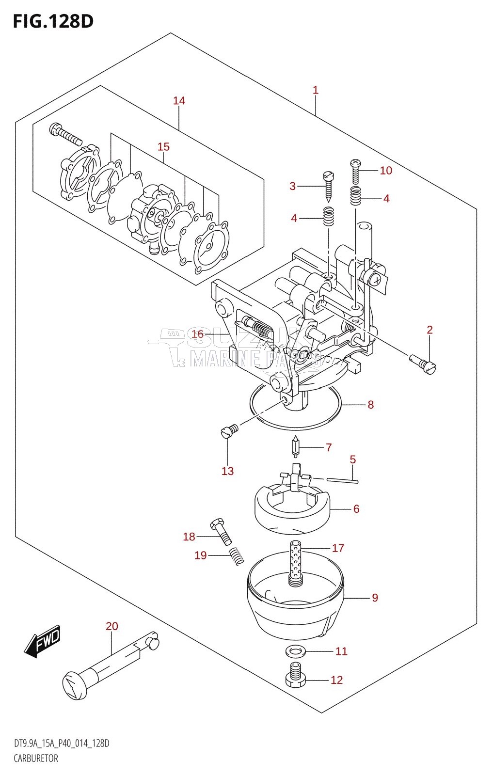 CARBURETOR (DT15A:P40)