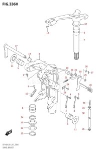 DF140AZ From 14003Z-510001 (E01 E40)  2015 drawing SWIVEL BRACKET (DF140AZ:E01)