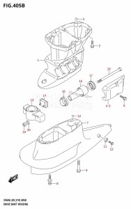 DF50A From 05003F-810001 (E03)  2018 drawing DRIVE SHAFT HOUSING (DF50AVT,DF60AVT)