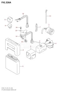 DF115AST From 11504F-040001 (E03)  2020 drawing PTT SWITCH /​ ENGINE CONTROL UNIT (DF100T:E01)