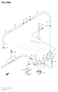 DF175Z From 17502Z-210001 (E01 E40)  2012 drawing FUEL PUMP (DF150T:E01)