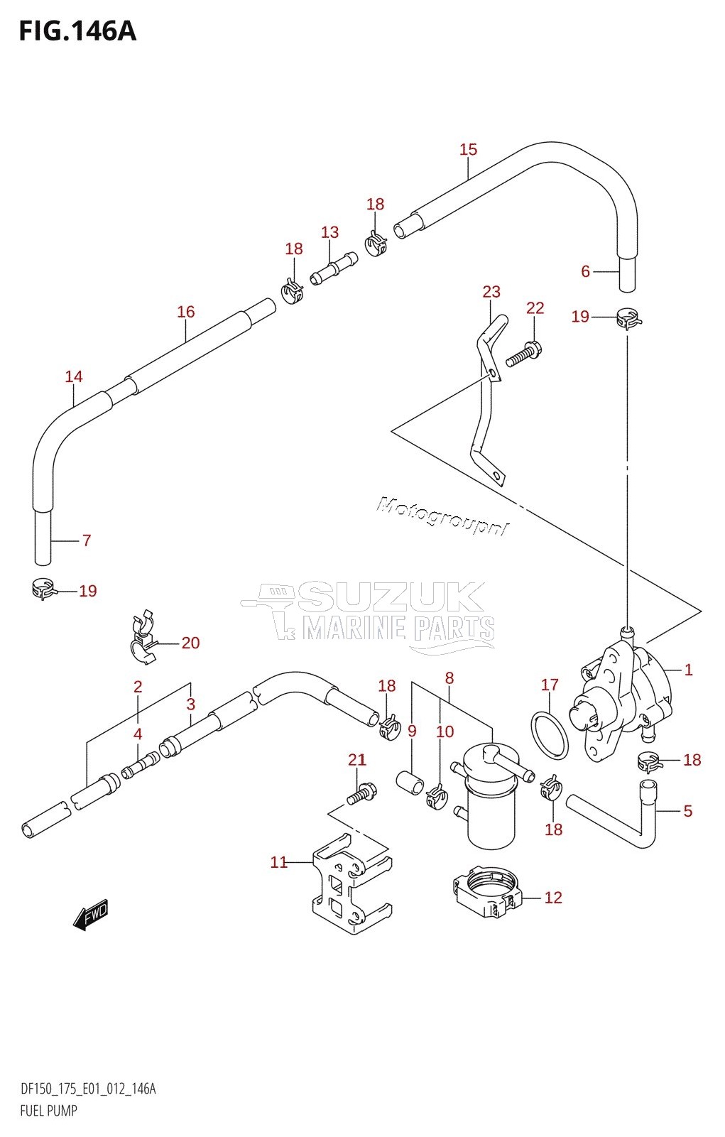 FUEL PUMP (DF150T:E01)