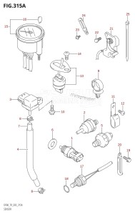 DF70 From 07001F-971001 (E03)  1999 drawing SENSOR